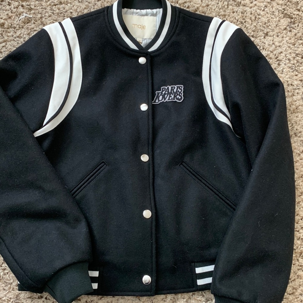 Maje varsity jacket